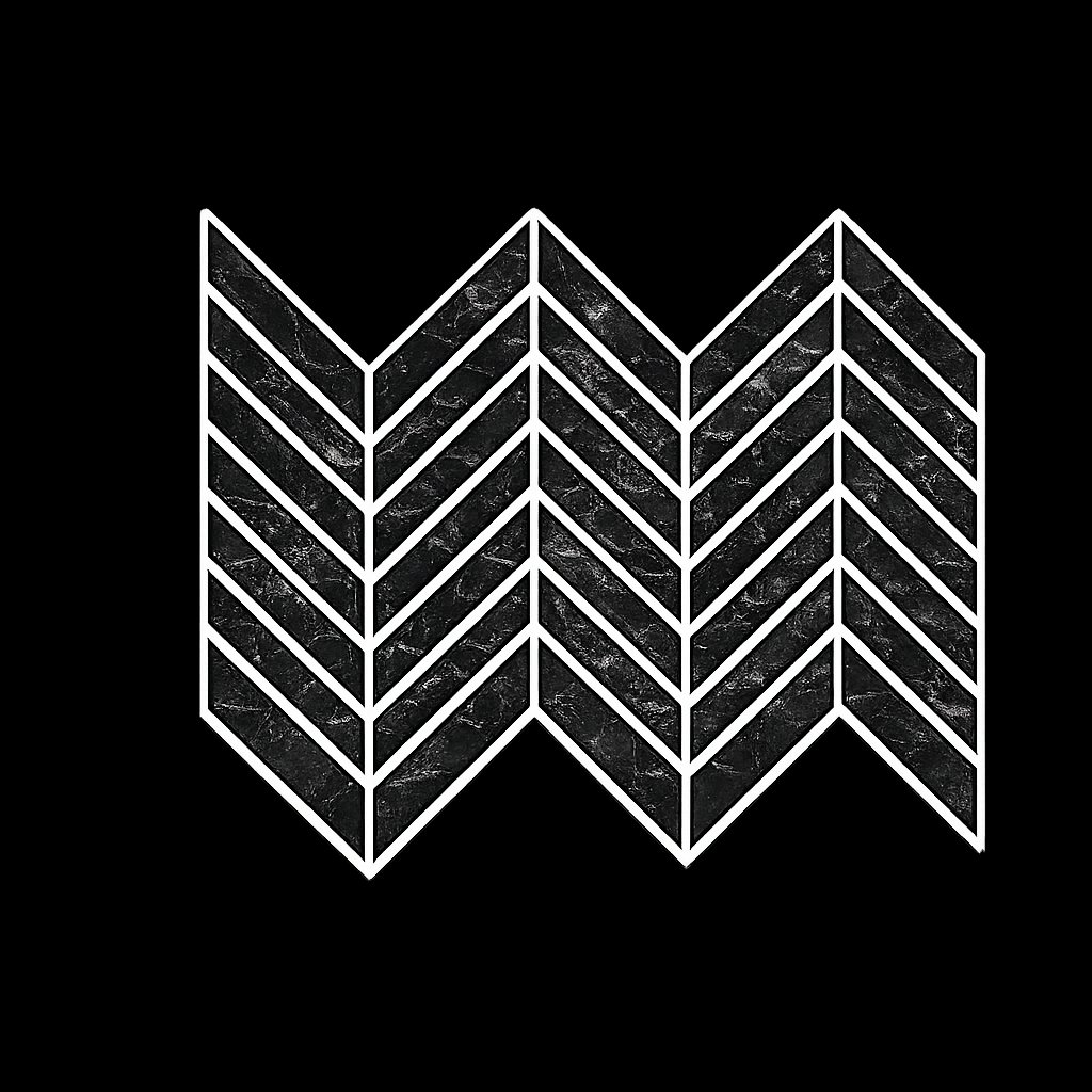 Chevron flooring pattern