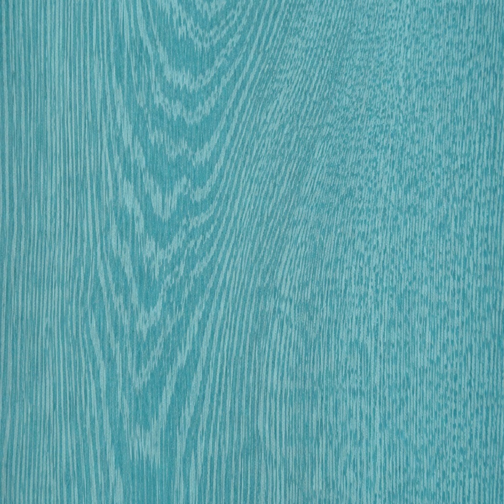 Teal Stained Oak — engineered oak grain detail